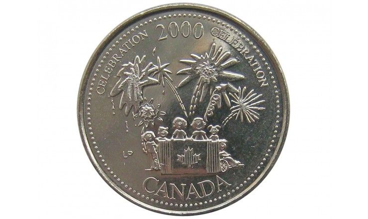 Канада 25 центов 2000 г. (Торжества)