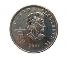 Канада 25 центов 2007 г. (Биатлон)