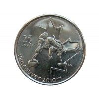 Канада 25 центов 2007 г. (Кёрлинг)