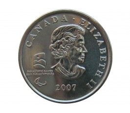 Канада 25 центов 2007 г. (Кёрлинг на колясках)