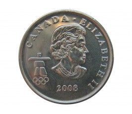 Канада 25 центов 2008 г. (Бобслей)