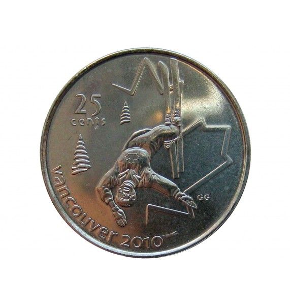 Канада 25 центов 2008 г. (Фристайл)