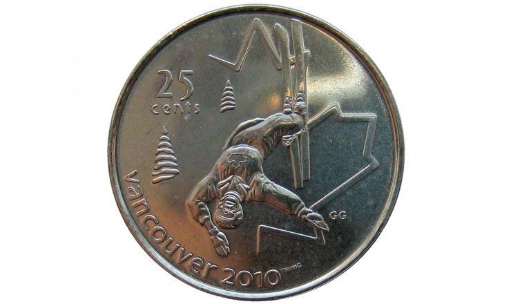 Канада 25 центов 2008 г. (Фристайл)