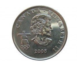 Канада 25 центов 2008 г. (Сноуборд)