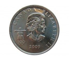 Канада 25 центов 2009 г. (Конькобежный спорт)