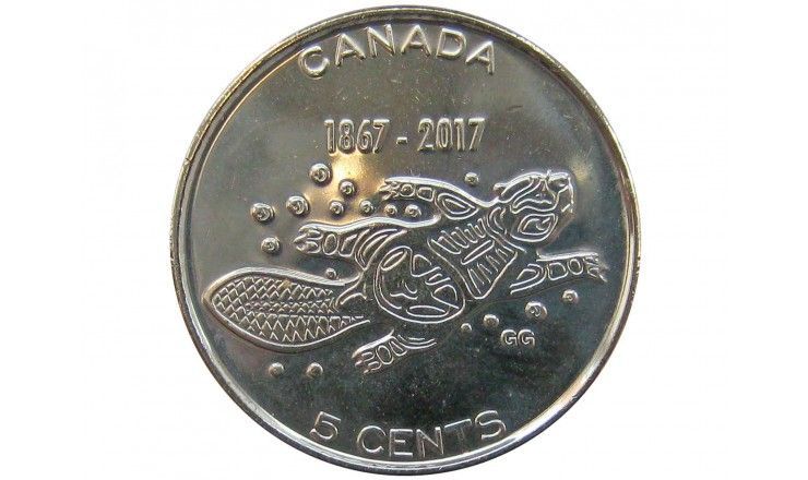 Канада 5 центов 2017 г. (Живые традиции)