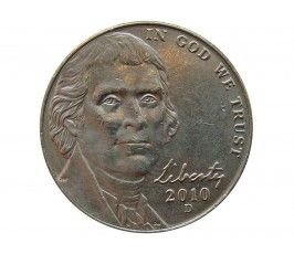 США 5 центов 2010 г. D