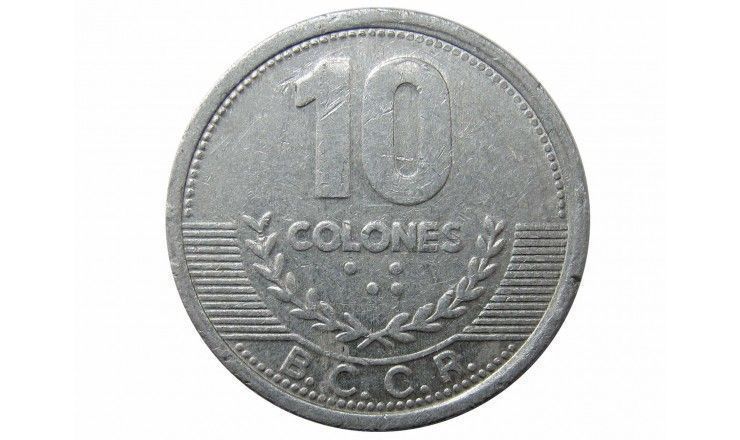 Коста-Рика 10 колон 2008 г.