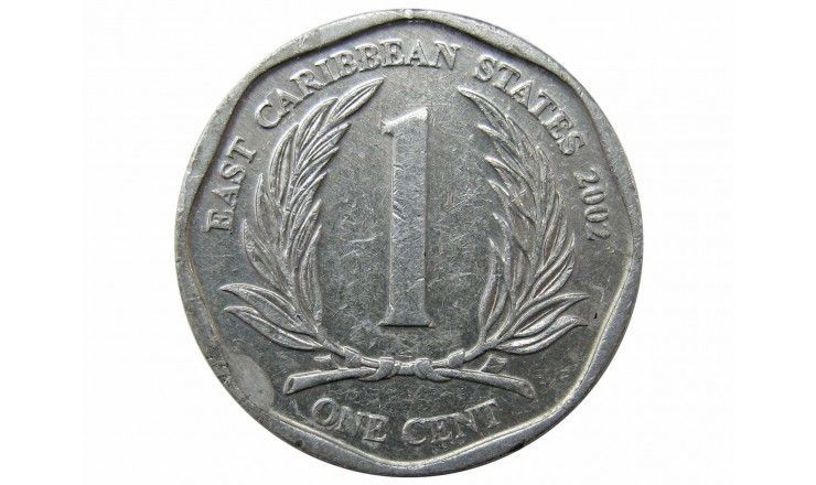 Восточно-Карибские штаты 1 цент 2002 г.