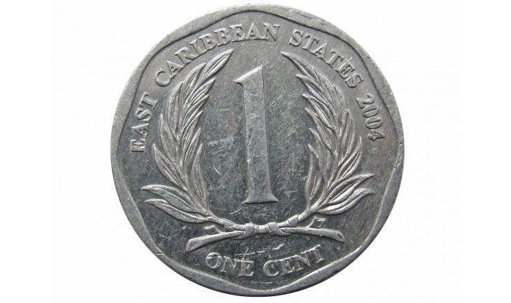 Восточно-Карибские штаты 1 цент 2004 г.