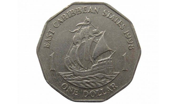 Восточно-Карибские штаты 1 доллар 1998 г.