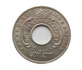 Британская Западная Африка 1/10 пенни 1909 г.