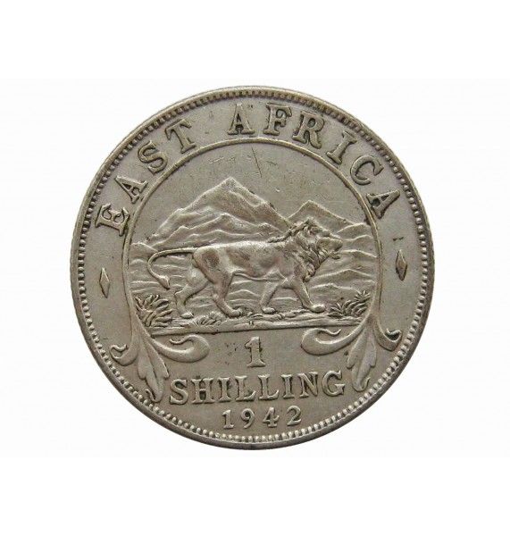 Британская Восточная Африка 1 шиллинг 1942 г. I