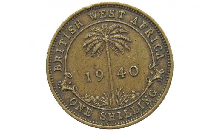 Британская Западная Африка 1 шиллинг 1940 г.