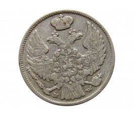 Польша 1 злотый (15 копеек) 1837 г. MW