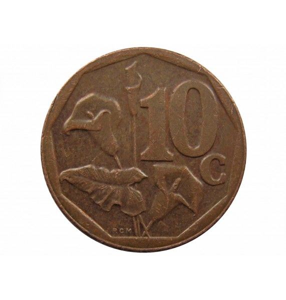 Южная Африка 10 центов 2014 г.
