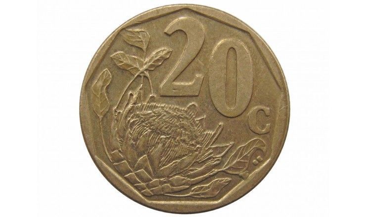 Южная Африка 20 центов 2016 г.