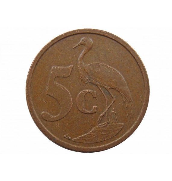 Южная Африка 5 центов 2002 г.