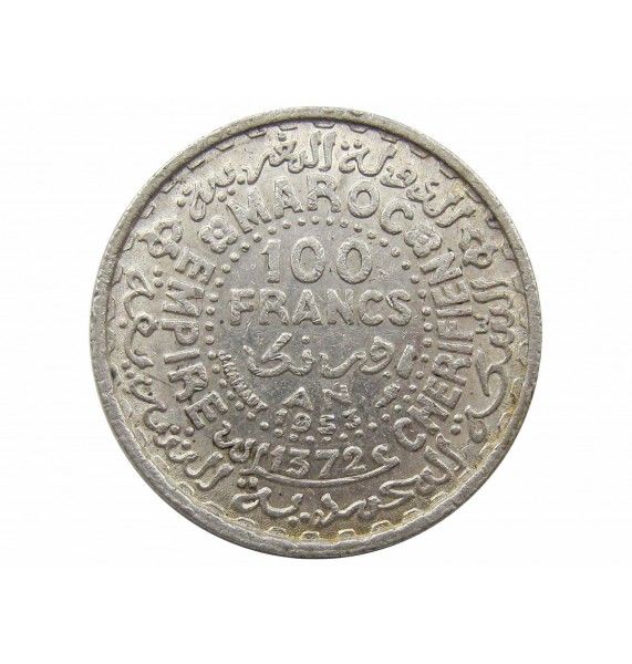 Марокко 100 франков 1953 г. 