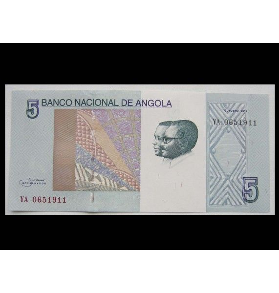 Ангола 5 кванза 2012 г.