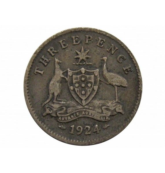 Австралия 3 пенса 1924 г.