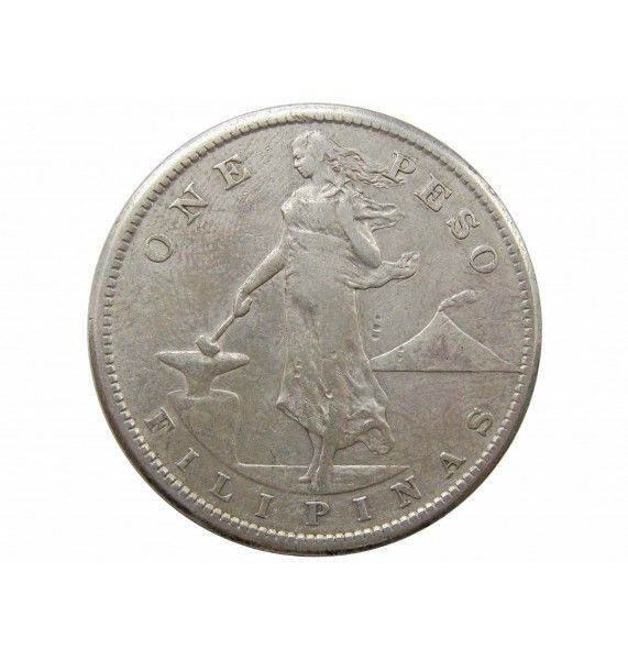Филиппины 1 песо 1907 г. S