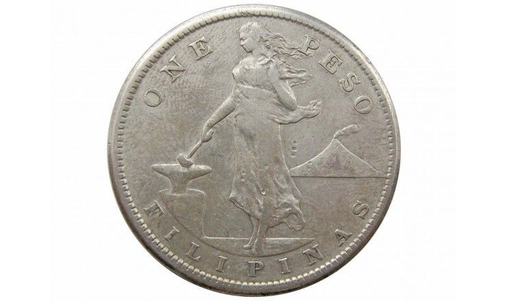 Филиппины 1 песо 1907 г. S