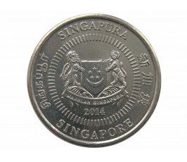 Сингапур 10 центов 2014 г.