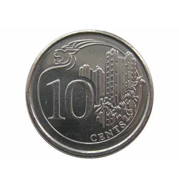 Сингапур 10 центов 2017 г.