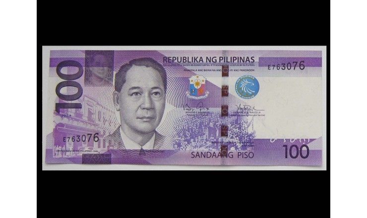 Филиппины 100 песо 2015 г.