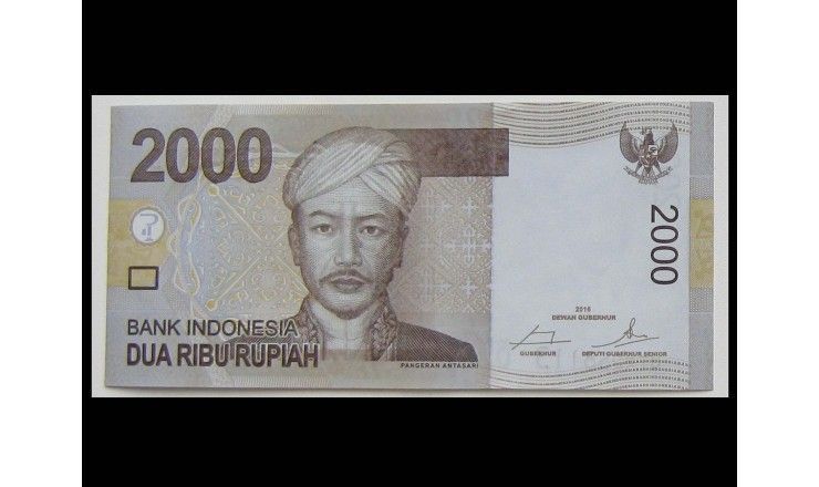 Индонезия 2000 рупий 2016 г.