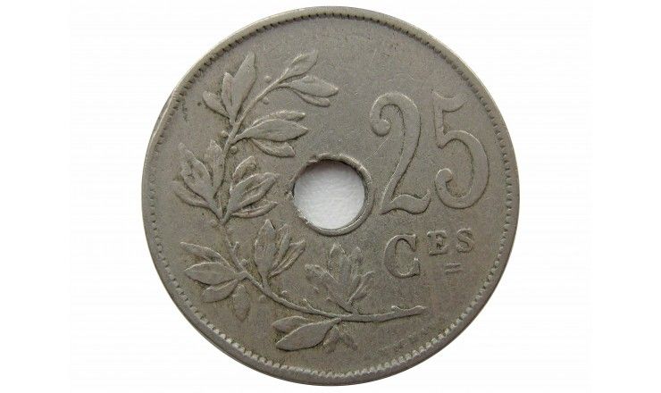 Бельгия 25 сантимов 1921 г. (Belgique)