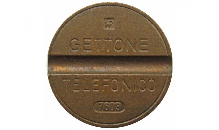 Италия телефонный жетон