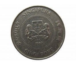 Сингапур 10 центов 1987 г.