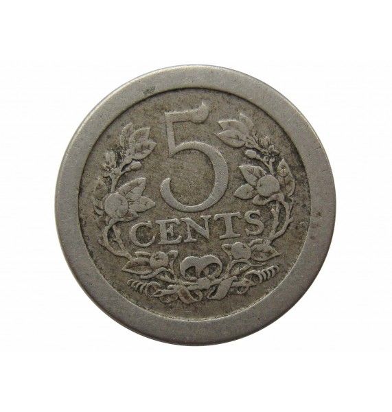 Нидерланды 5 центов 1907 г.