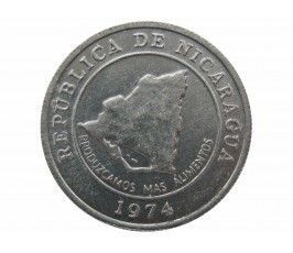 Никарагуа 10 сентаво 1974 г.