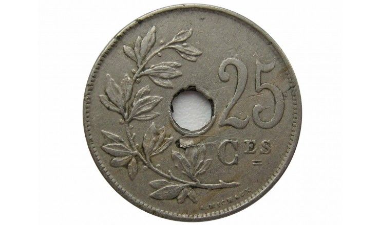 Бельгия 25 сантимов 1923 г. (Belgique)