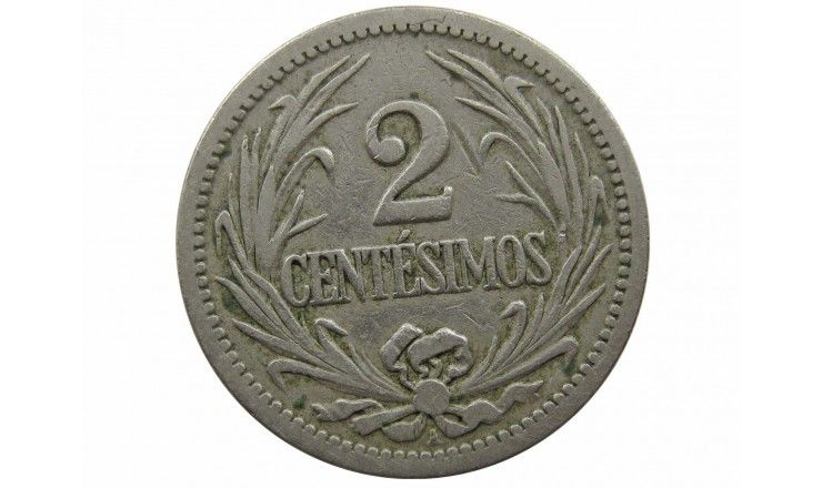Уругвай 2 сентесимо 1901 г.
