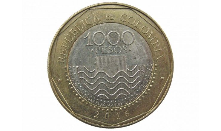 Колумбия 1000 песо 2016 г.