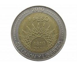 Аргентина 1 песо 2010 г. (Мар-дель-Плата)