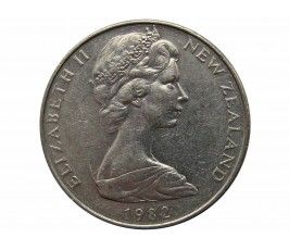 Новая Зеландия 10 центов 1982 г.