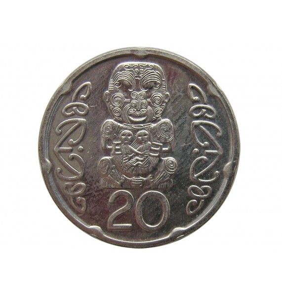 Новая Зеландия 20 центов 2015 г.