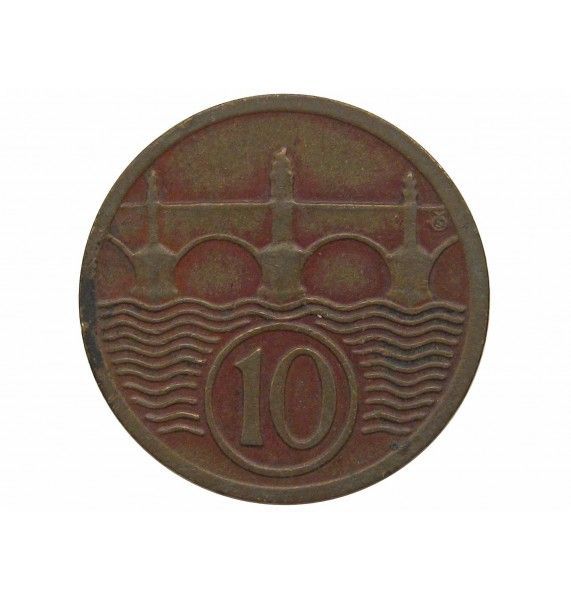 Чехословакия 10 геллеров 1928 г.