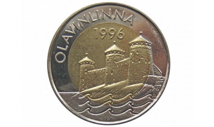 Финляндия 5 евро 1996 г. (Крепость Олавинлинна)