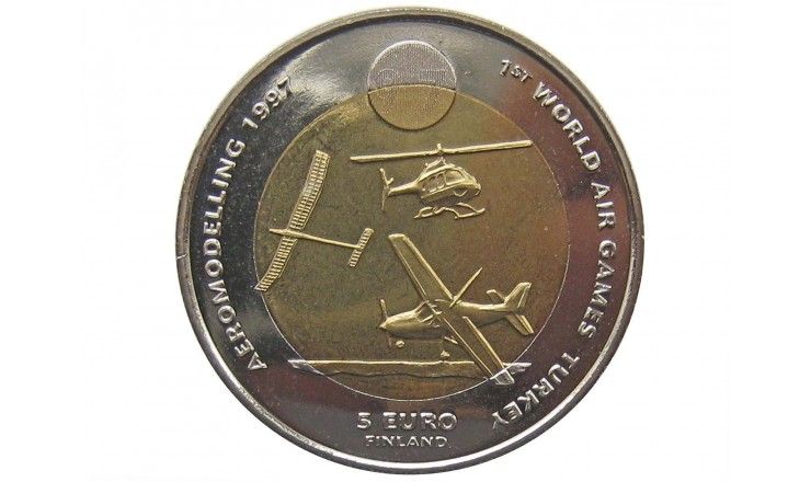 Финляндия 5 евро 1997 г. (Всемирные воздушные игры в Турции)