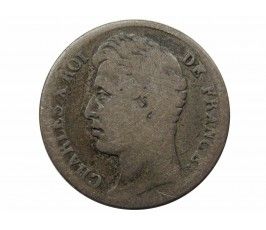 Франция 1/2 франка 1830 г. W