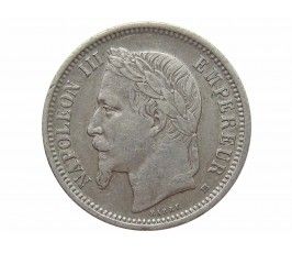 Франция 1 франк 1870 г. BB