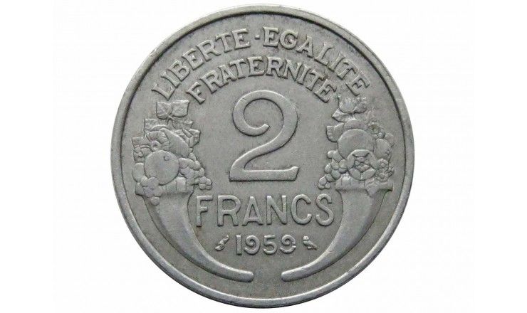 Франция 2 франка 1959 г.