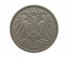 Германия 10 пфеннигов 1911 г. J