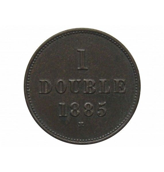 Гернси 1 дубль 1885 г.